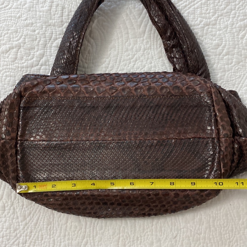Python Snakeskin Shoulder Bag - Picture 6 of 17